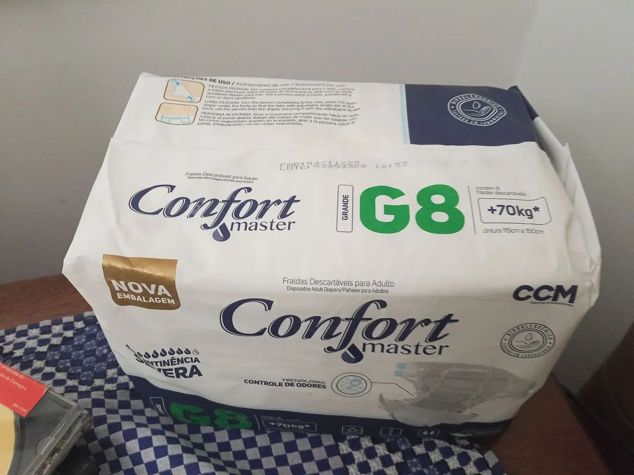 Fralda geriátrica 