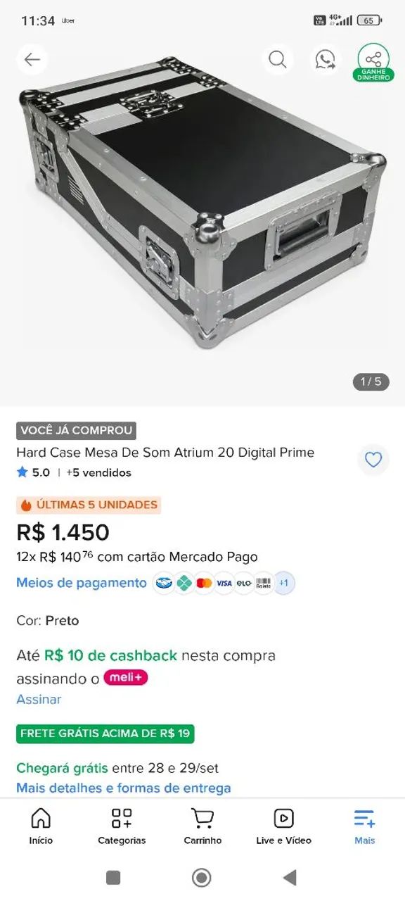 Vendo mesa digital duon 20 com case - Foto 4