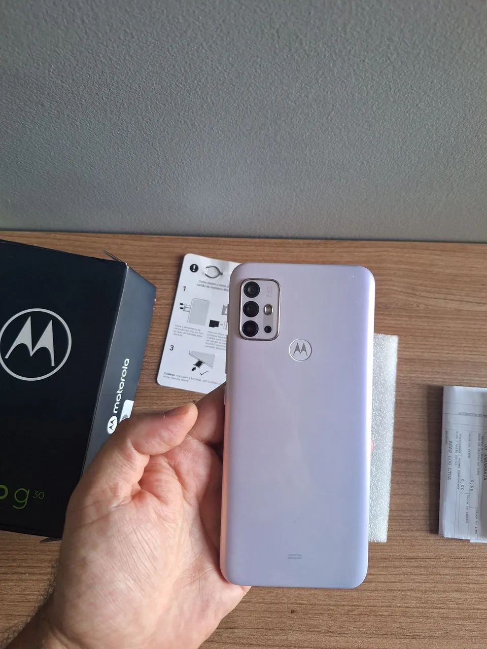 Moto G30 , 128 Giga e 4 RAM em excelente estado de conservação  - Foto 3