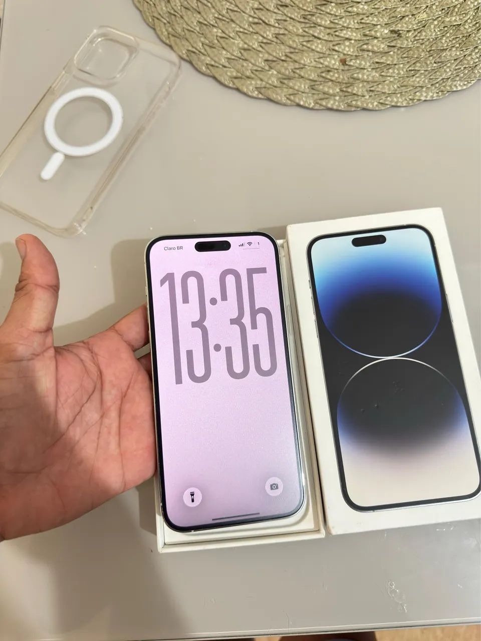 iPhone 14 Pro Max 128gb silver branco 