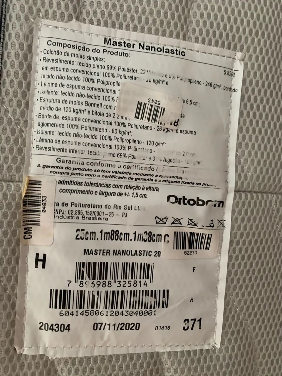 Colchão Ortobom casal Master Nanolastic  - Foto 5