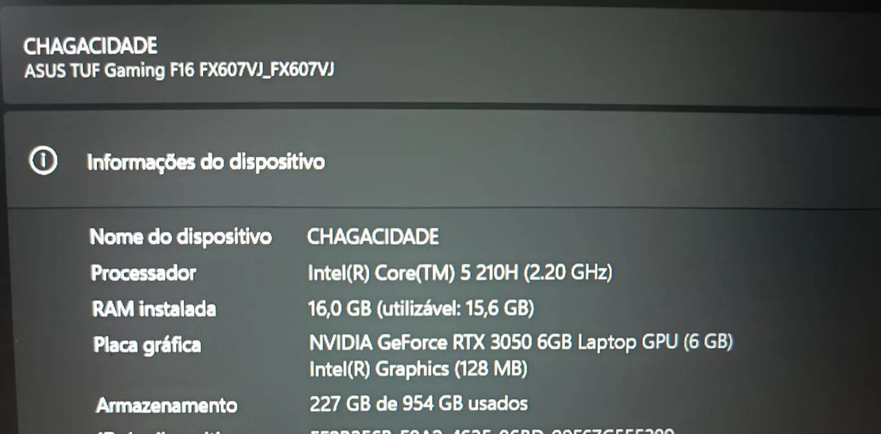 Notebook Asus F16 - Foto 3