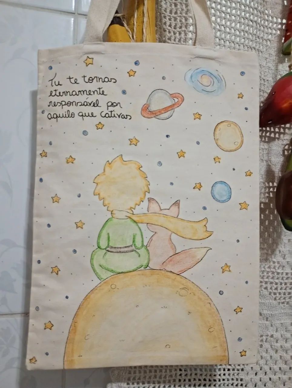 Ecobag pintada a mão  - Foto 2
