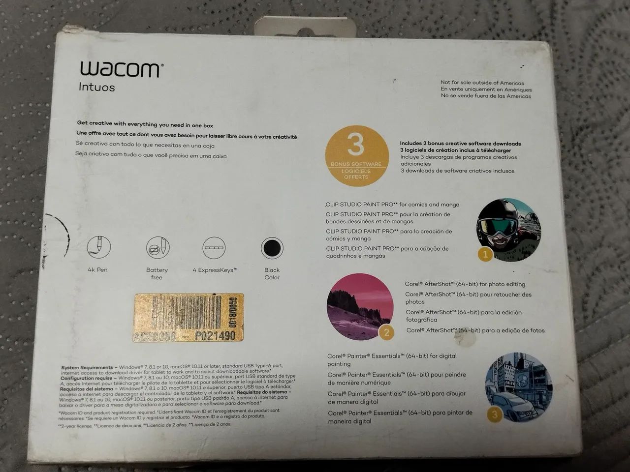 MESA DIGITALIZADORA WACOM INTUOS S CTL-4100 ? COMPLETA - Foto 2