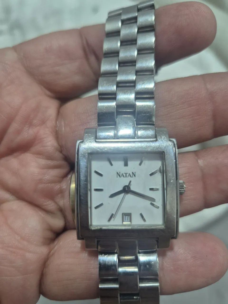 Relógio NATAN TANK  À QUARTZ  SUÍÇO  -   ÓTIMO ESTADO - Foto 4