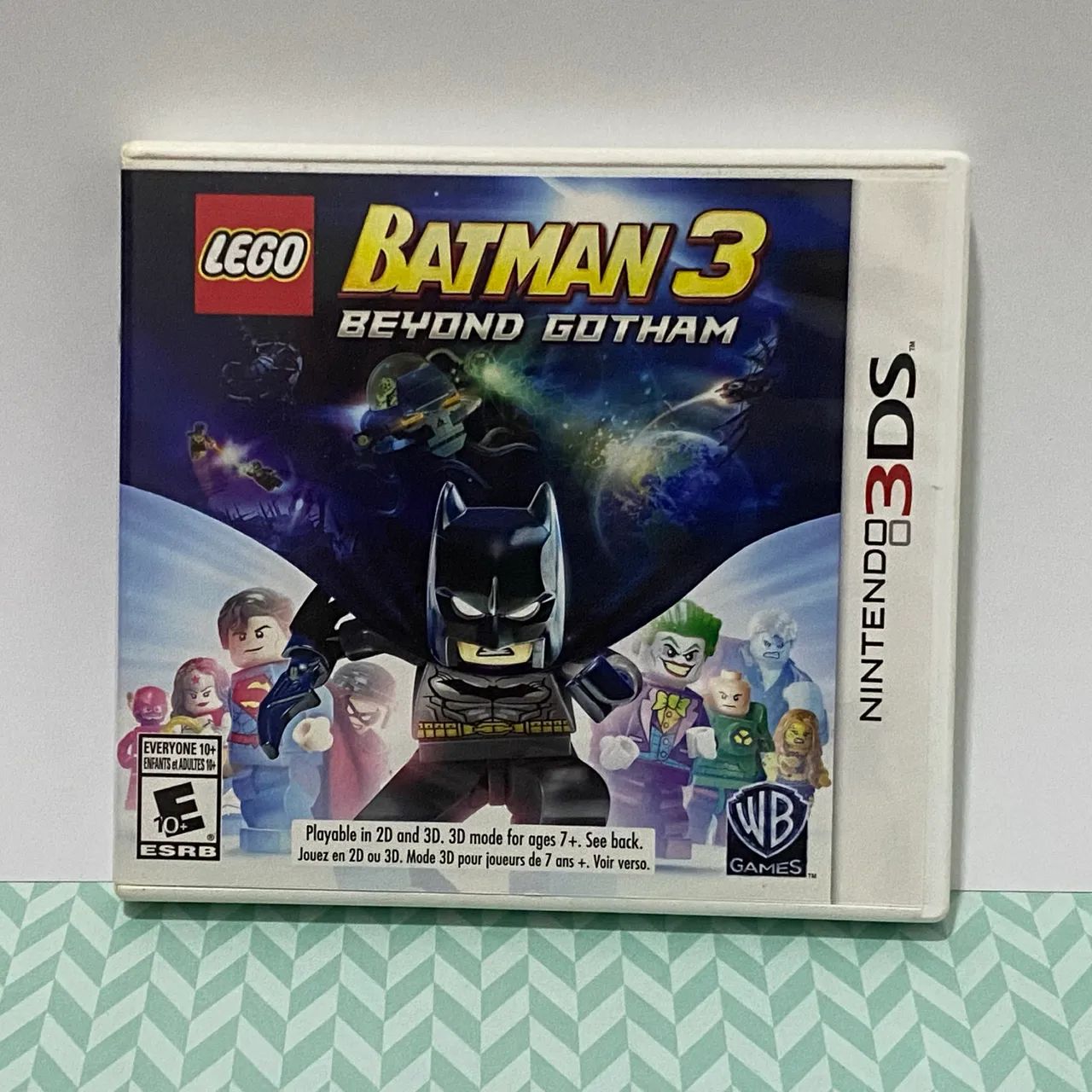 jogo lego batman 3 beyond gotham nintendo 3ds completo com os encartes