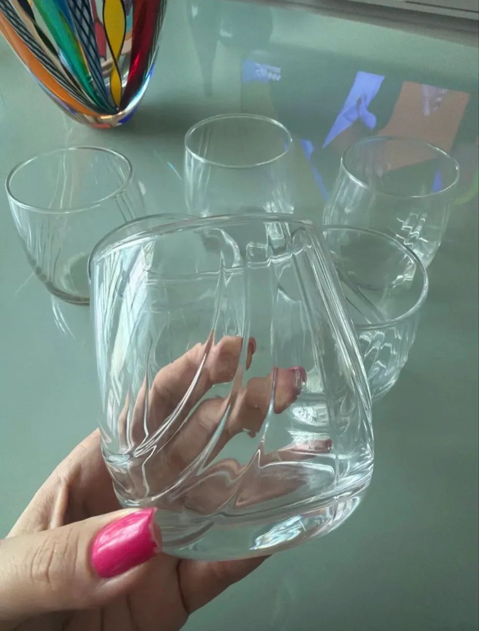 Conjunto com 6 Copos de vidro  - Foto 2