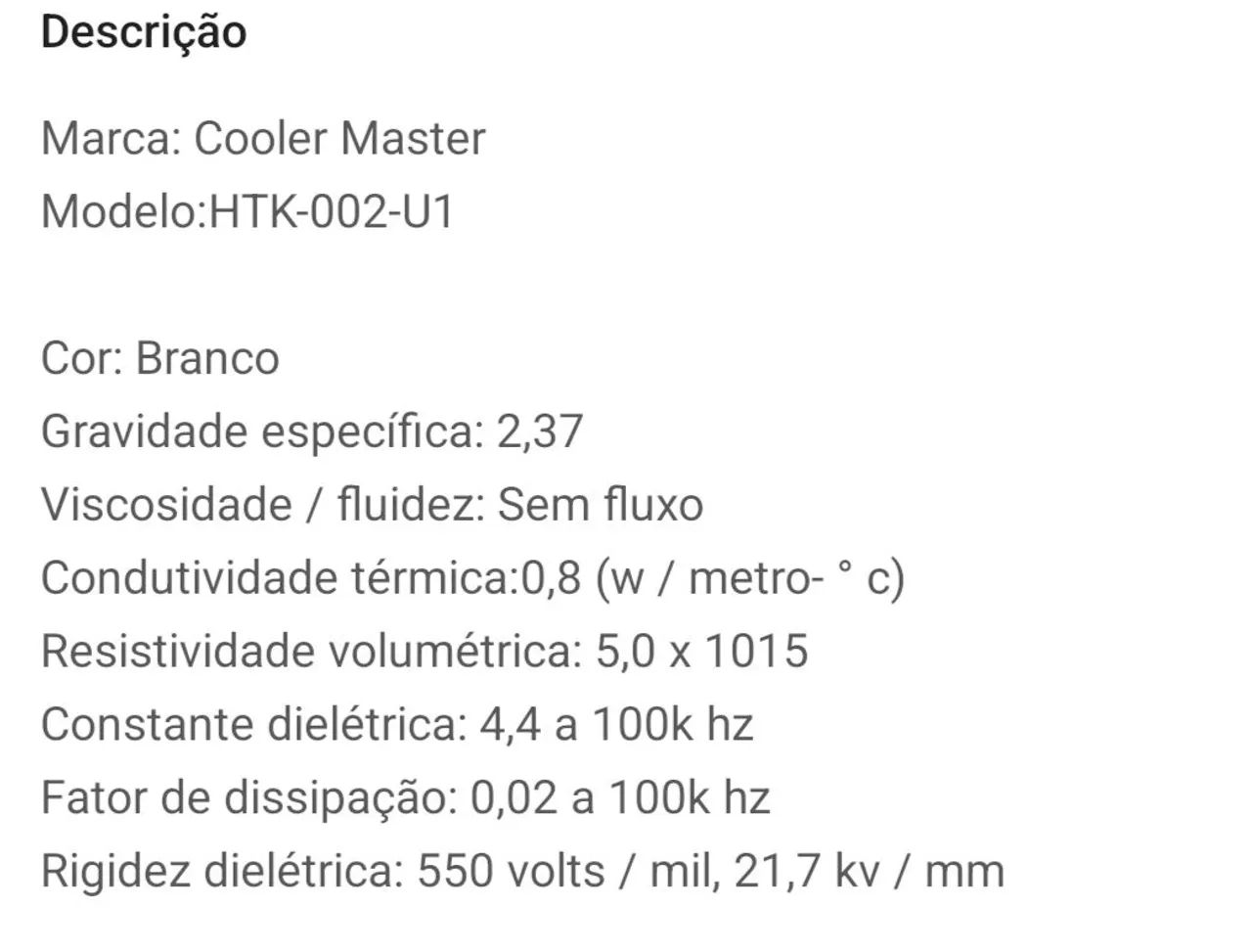 Pasta térmica HY510 nova lacrada 20gm - Foto 3
