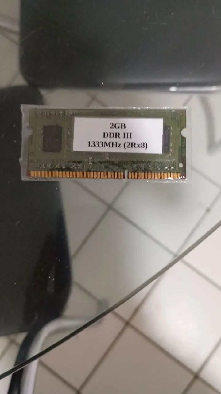 Memória ram 2gb ddr3 