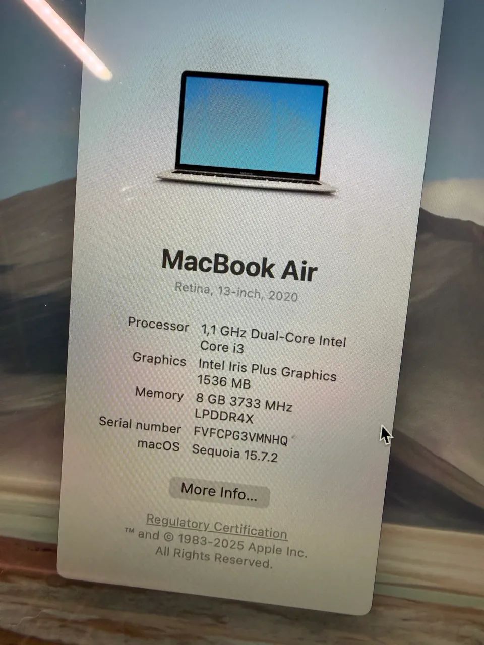 MacBook Air 13 polegadas Dual Core Intel i3  - Foto 4