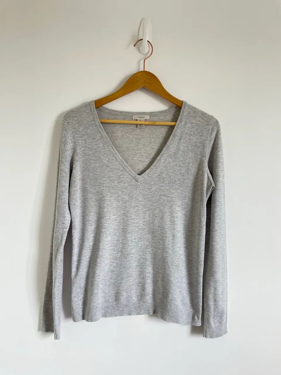 Suéter tricô veste M / G cinza Sfera - Foto 2