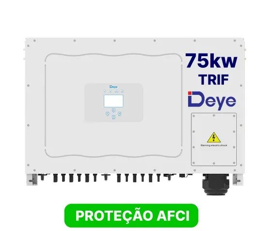 INVERSOR DEYE AFCI 75K ON GRID 380V 4MPPT