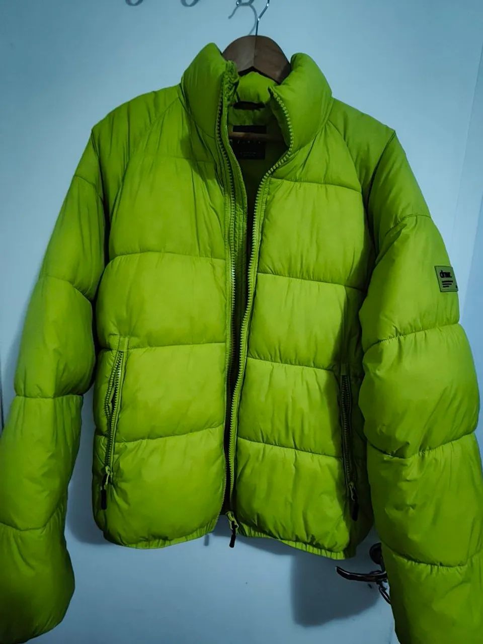 Jaqueta Puffer Zara Denim  - Foto 3