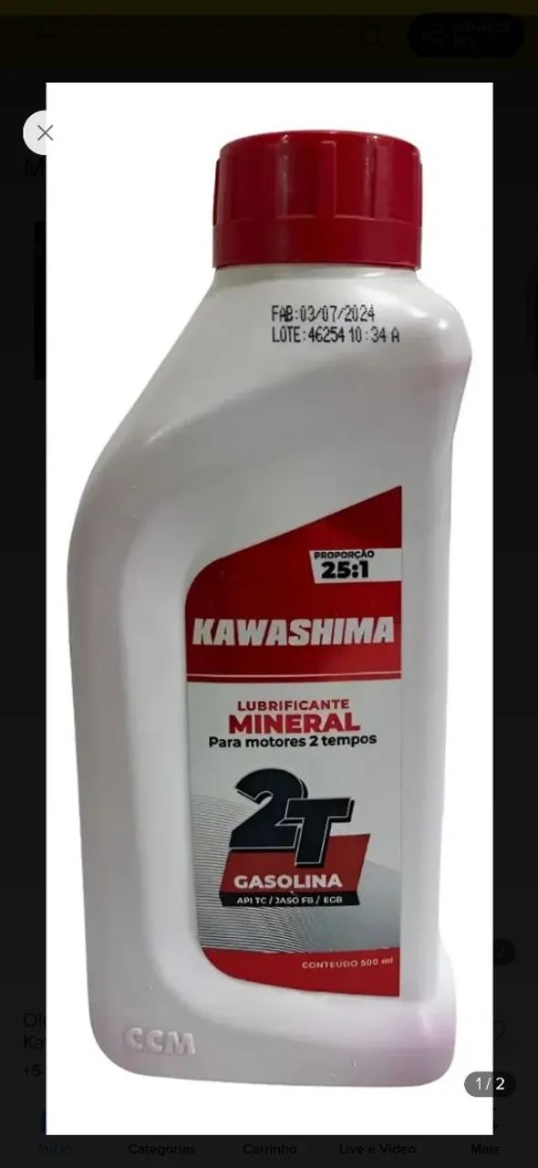 oleo 2Tempos  kawashima