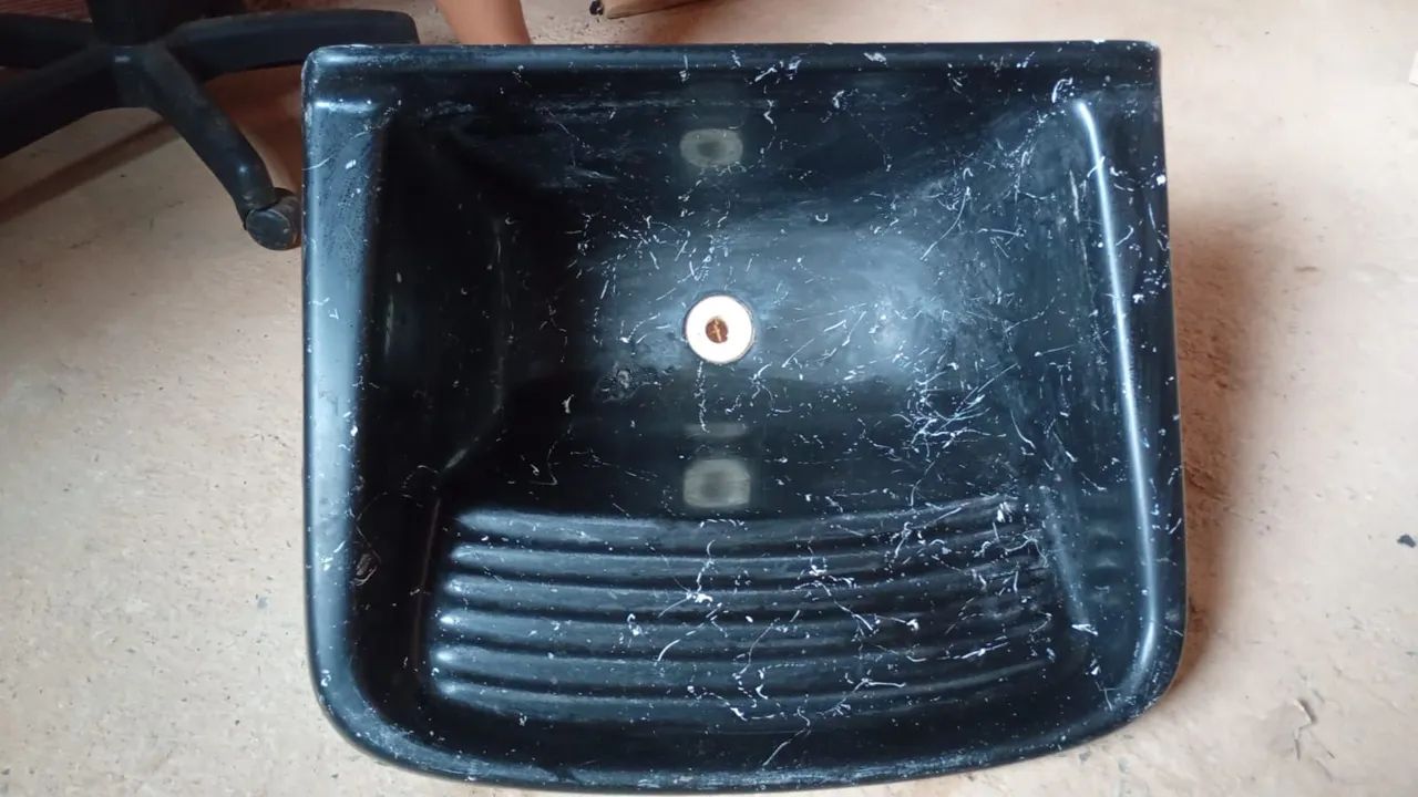 Pia de mármore sintético 