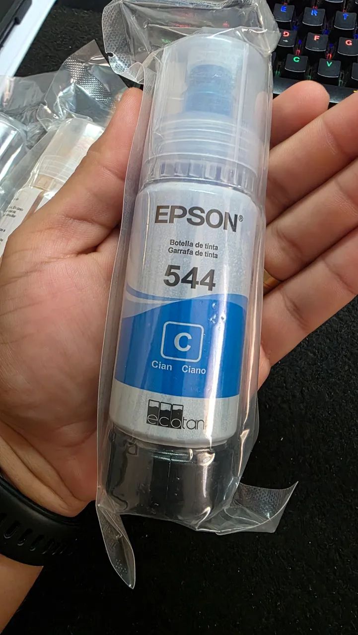 Kit(C, Y, M) de tinta novo 544 - Impressora Epson  - Foto 4