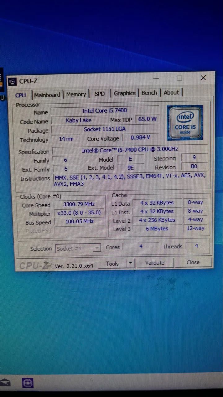 Kit Intel Core i5 7400 + Gigabyte B250M - Foto 3