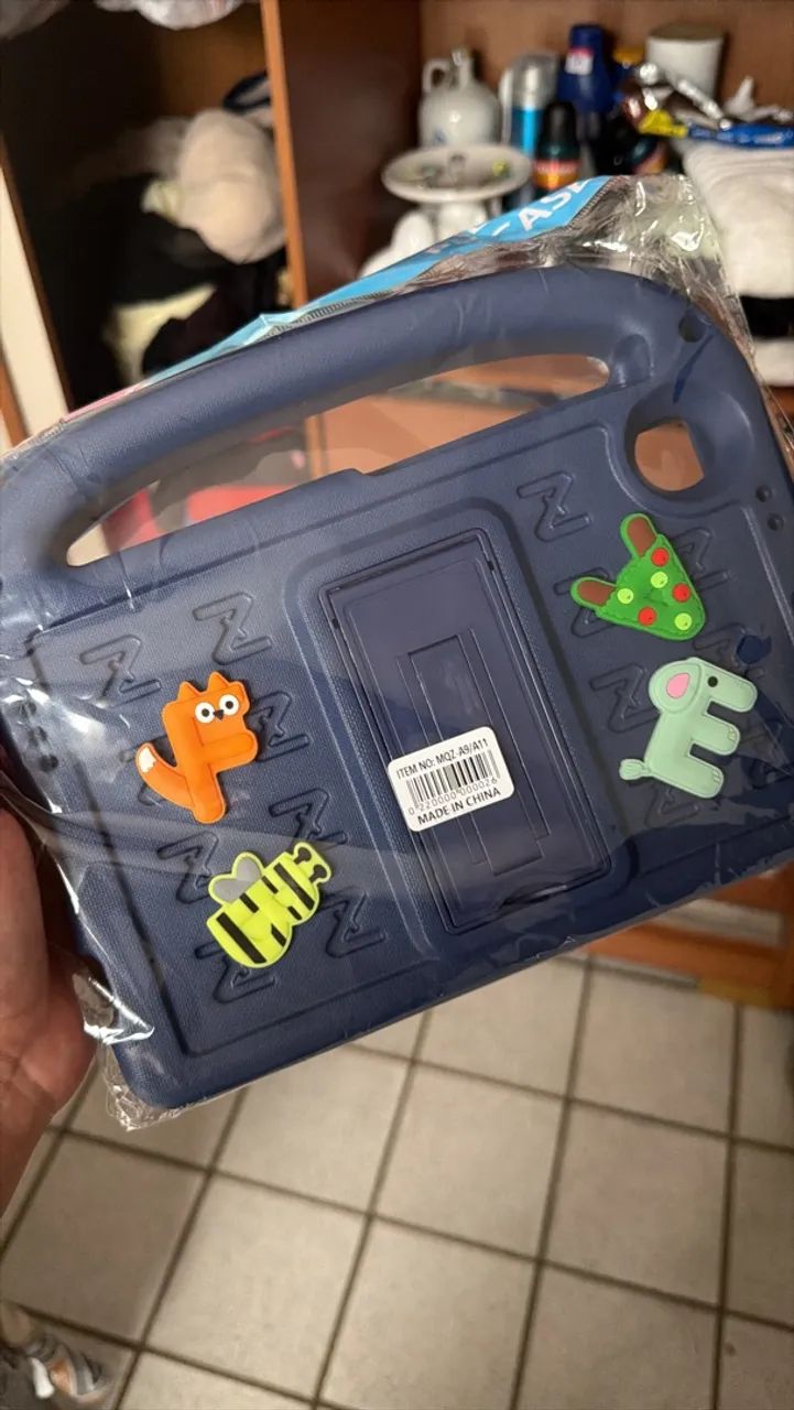 CAPA INFATIL DE SILICONE COMPATIVAL PARA TABLET A11 E A9 8.7 POLEGADAS - Foto 2