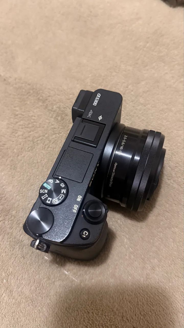 Câmera Sony Alpha a6300 4K + Lente 16-50mm - Foto 5