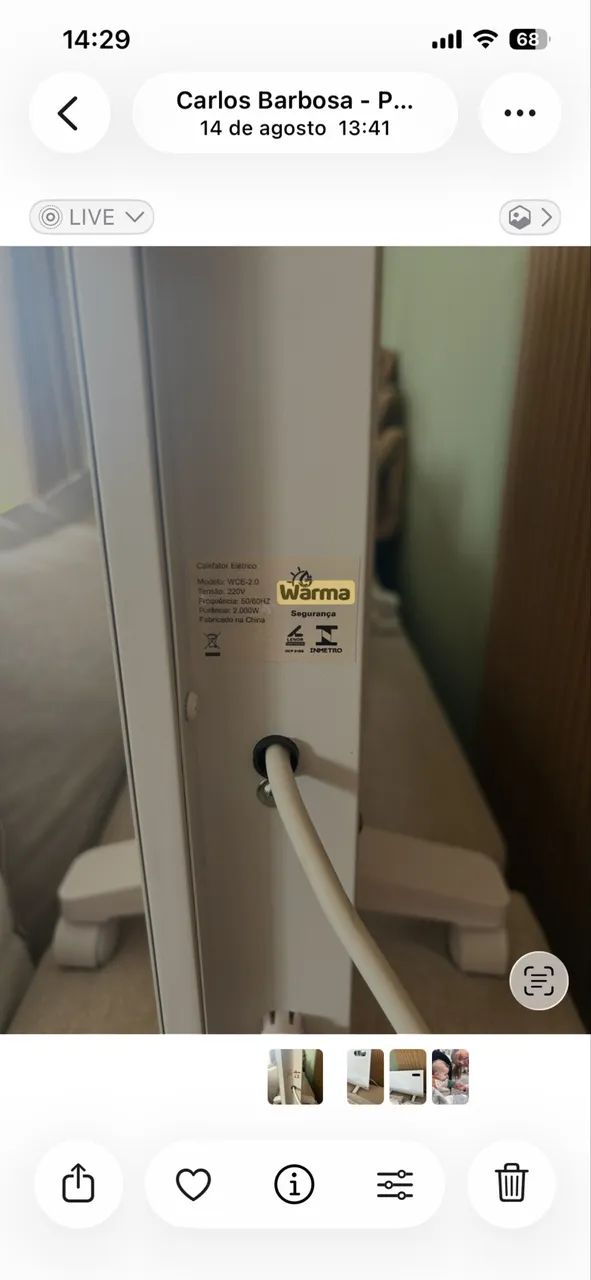 Aquecedor Convector Elétrico  - Foto 2