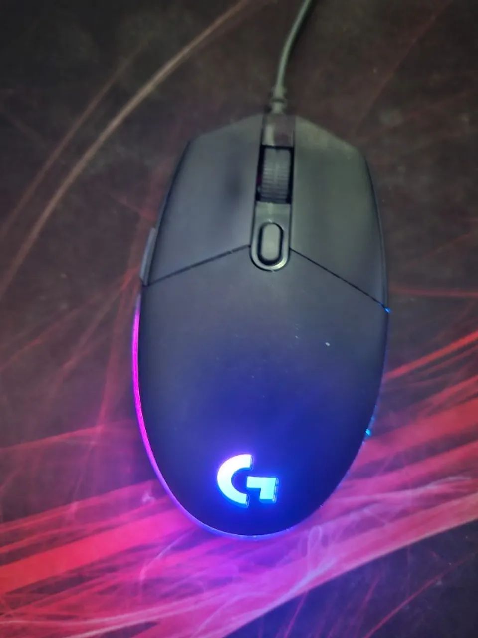 Mouse Gamer Logitech G203 LIGHTSYNC RGB - com defeito