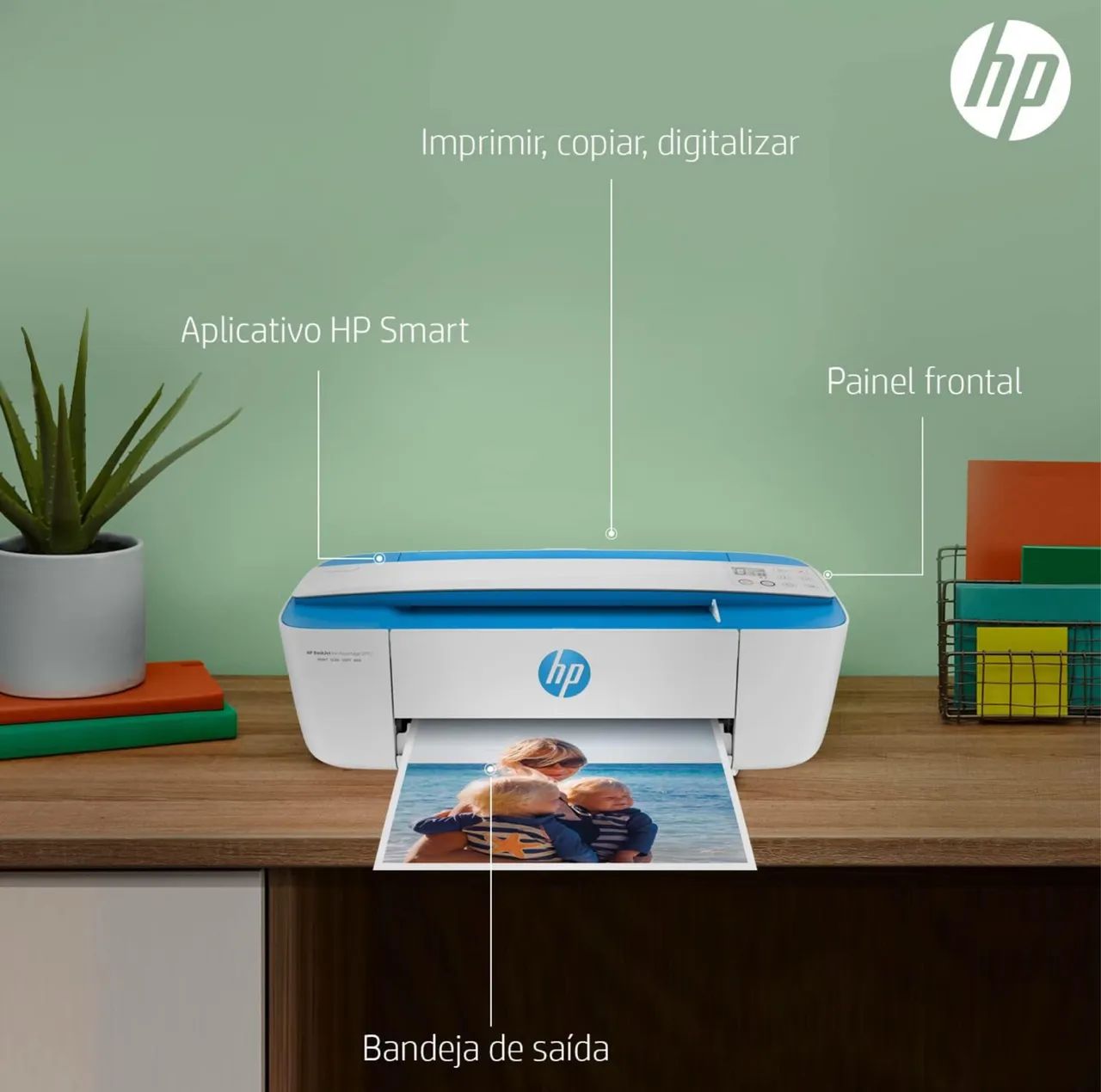 Impressora multifuncional jato de tinta HP 3776 - Foto 4
