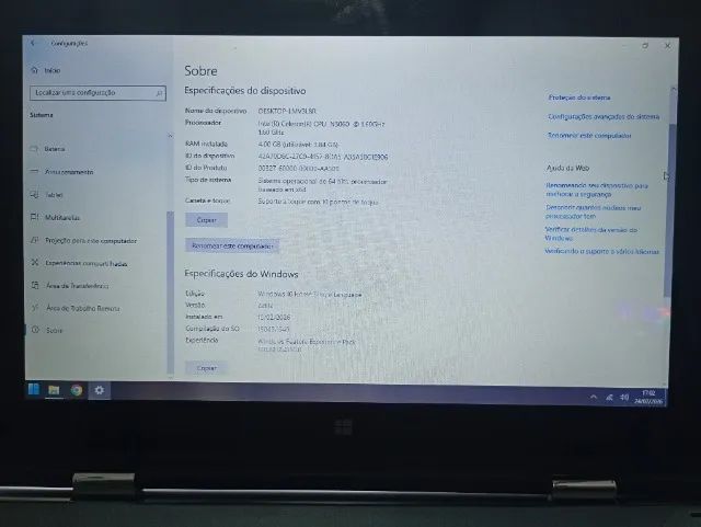 Netbook Positivo 4GB Ram Celeron com SSD recém-formatado - Foto 2