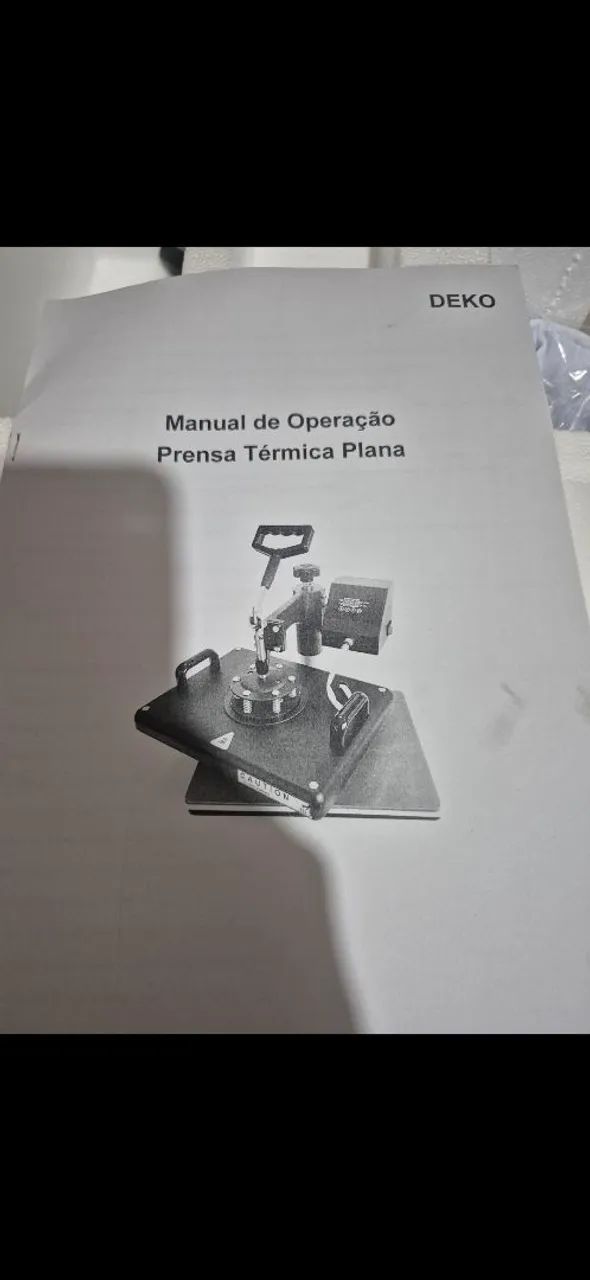 Prensa térmica com abertura lateral! Marca Deko - Foto 4