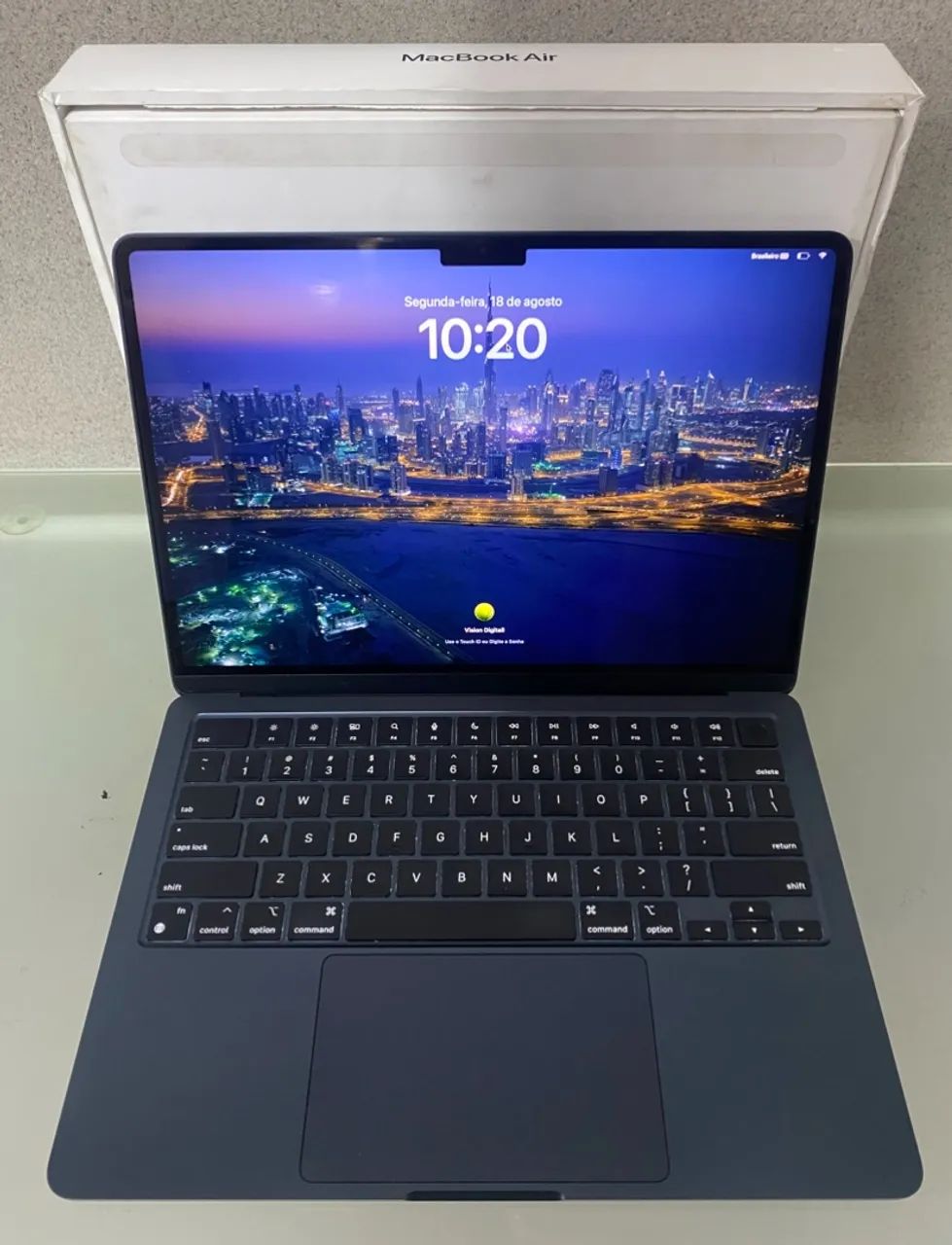 Apple MacBook Air M3 8GB / 256GB ミッドナイト MacBook Air M3 8GB 256GB Midnight - Notebooks - Jardim Goiás