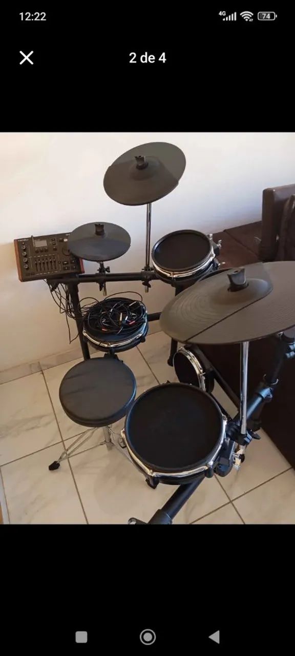 Bateria eletrônica e violão  - Foto 3