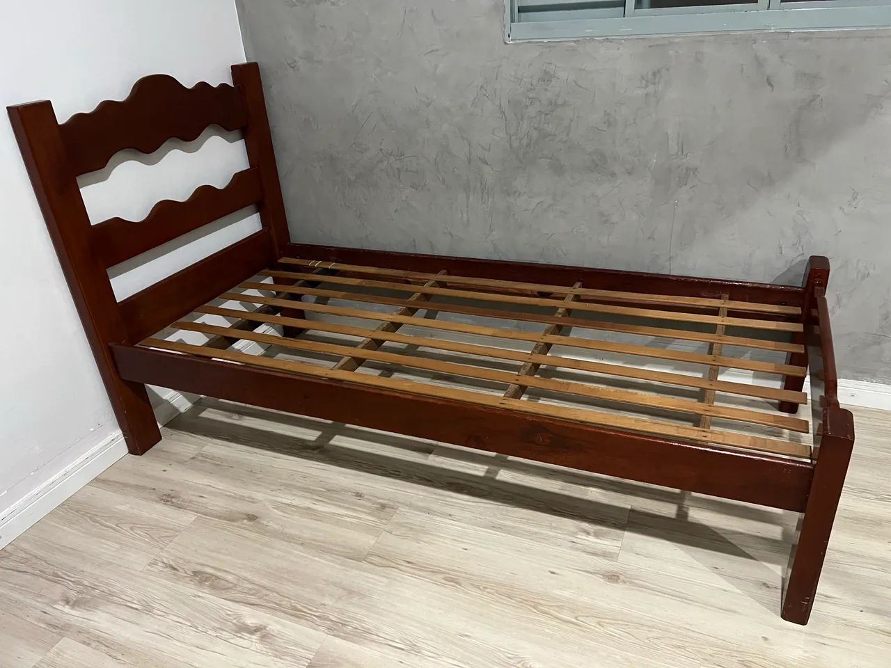 Cama solteiro madeira - sem colchão  - Foto 3