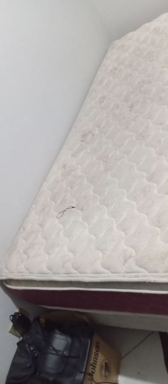 Vendo cama de solteiro box - Foto 3