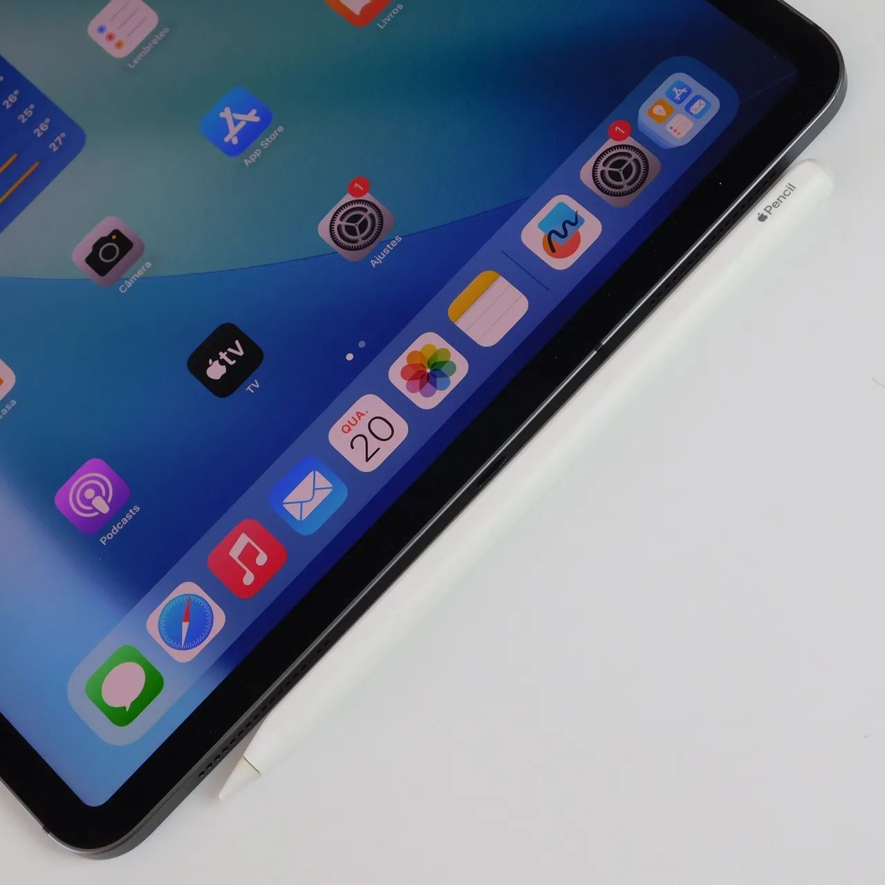 ipad pro 12,9 polegadas 256 gb com apple pencil 2 geração