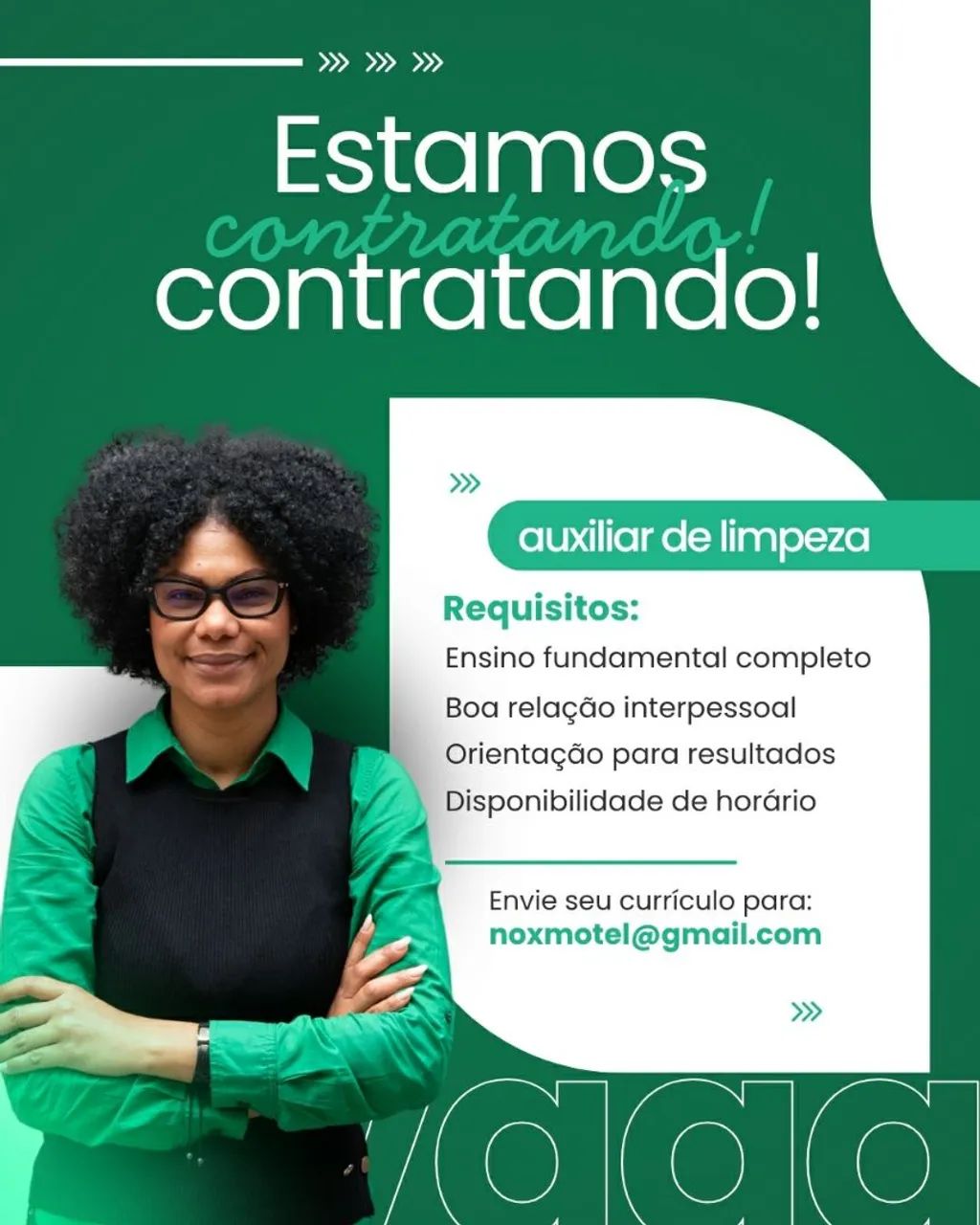 Auxiliar de limpeza