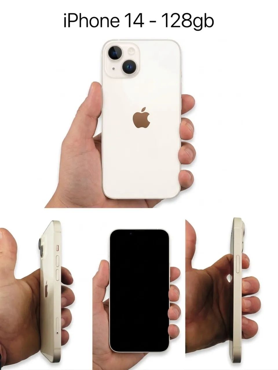 iPhone 14 128GB Branco - Impecável! - Celulares e Smartphones
