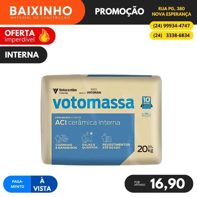 Argamassa AC1 Votomassa