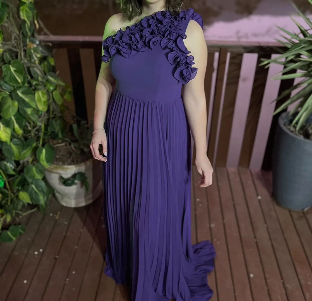 Vestido Longo Roxo de Festa - Foto 3