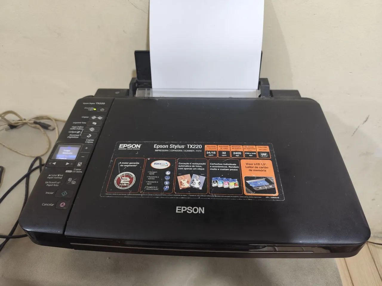 Impressora Epson Stylus Tx220 usada e funcionando