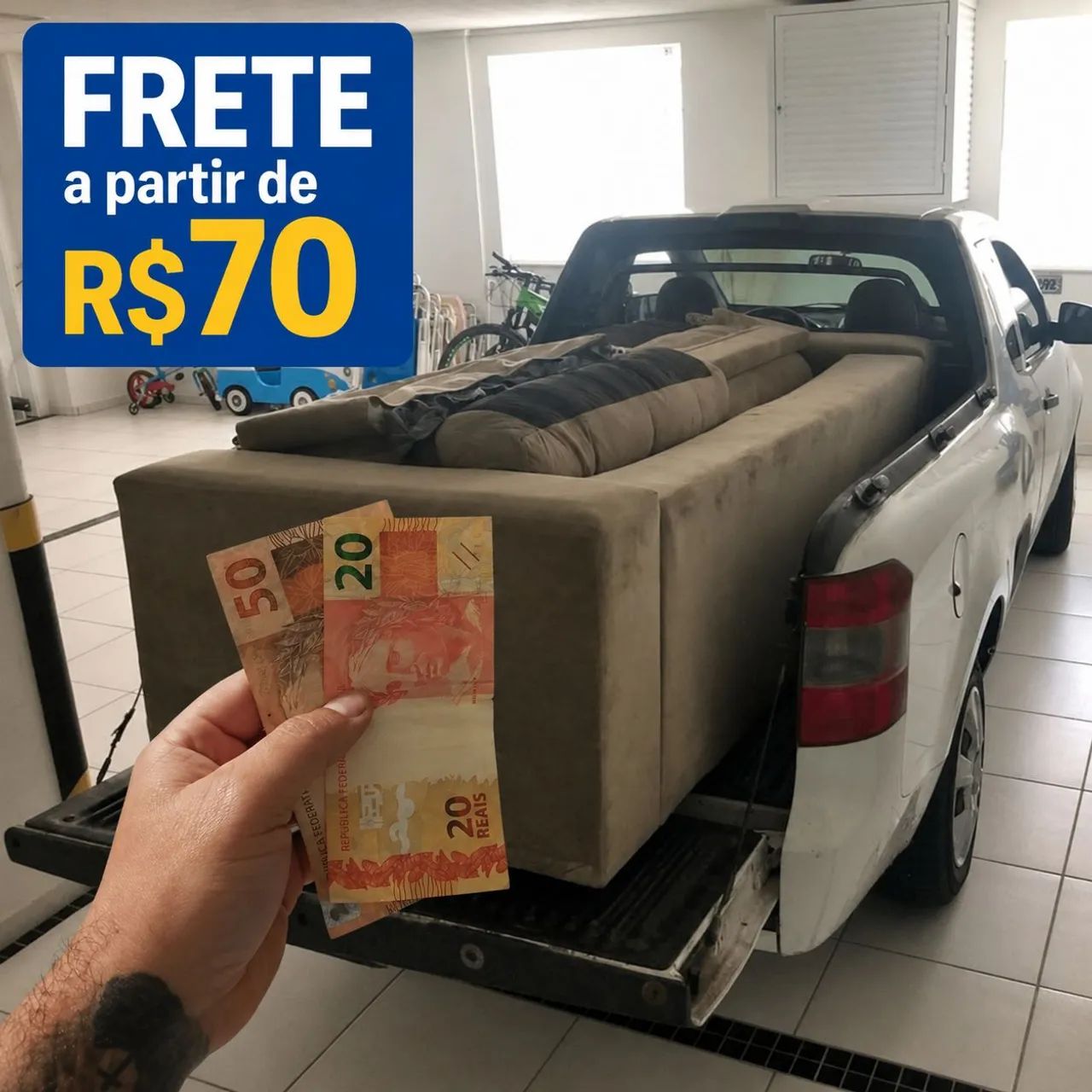 Fretes pequenos em Joinville e região 