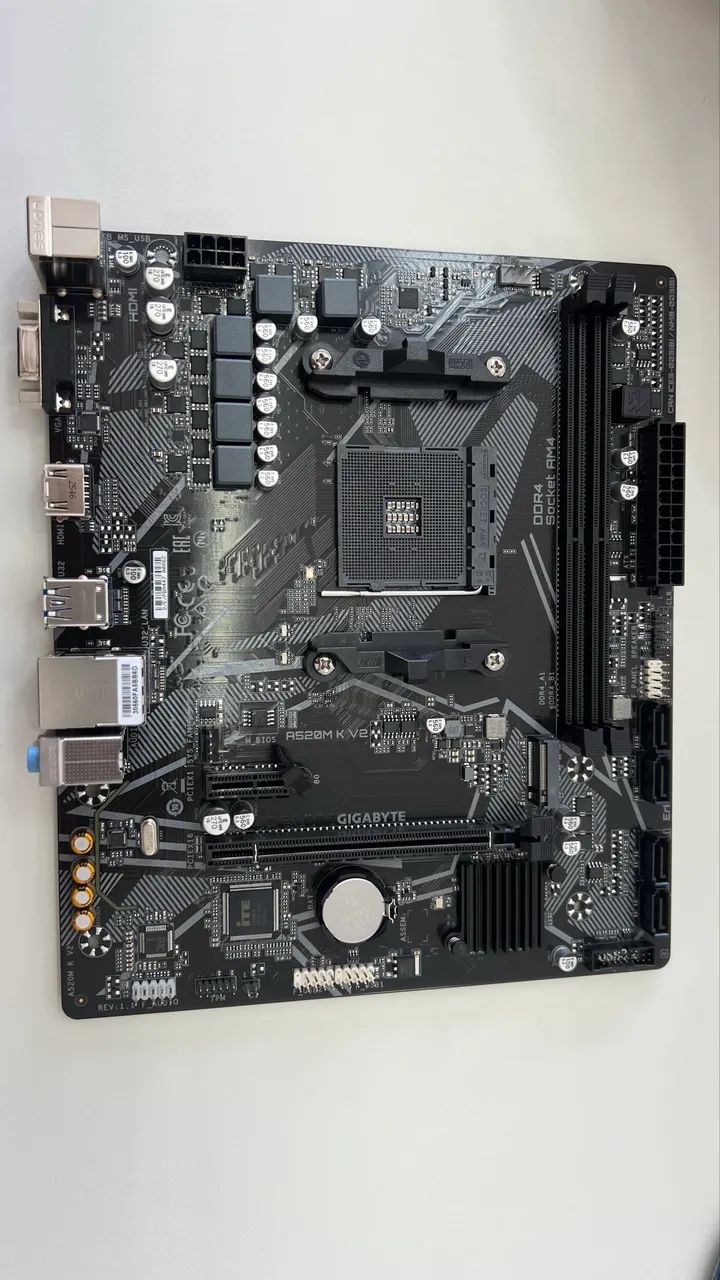 Placa Mãe Gigabyte A520 M K V2 - Foto 4