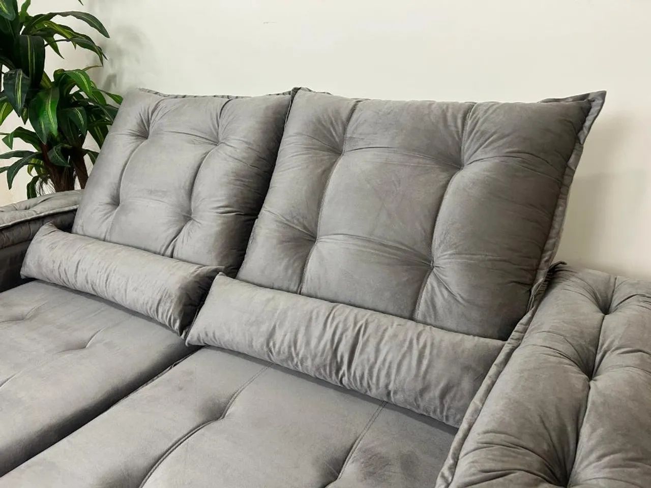 Sofá Retrátil Reclinável Atenas 2.00m-Entrega Rápida - Foto 5