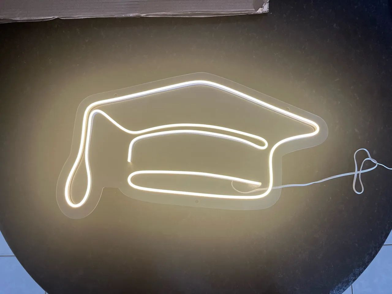 Capelo para decoração em LED dourado  - Foto 2