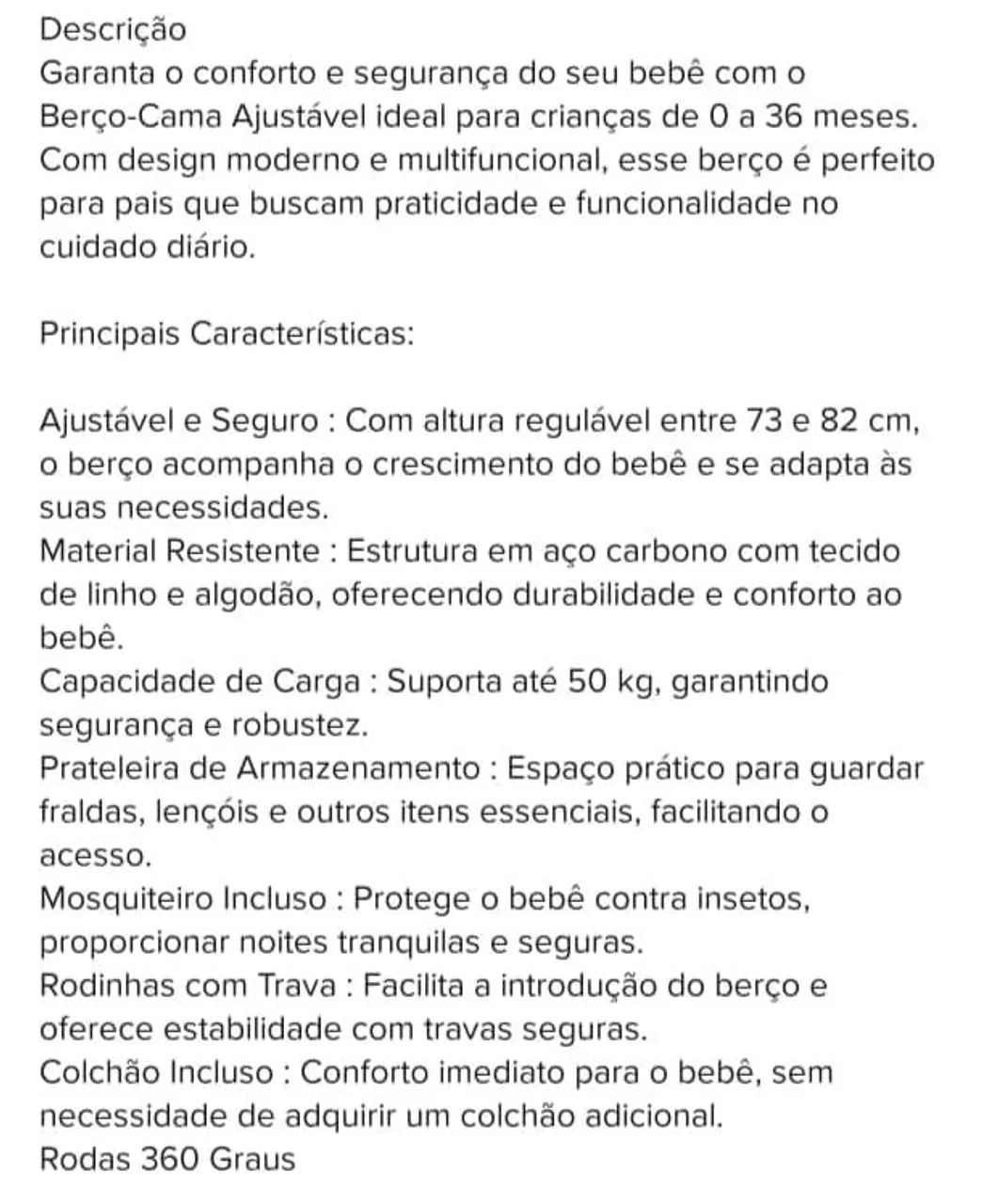 VENDO BERÇO PORTÁTIL NA CAIXA - NOVO  - Foto 4