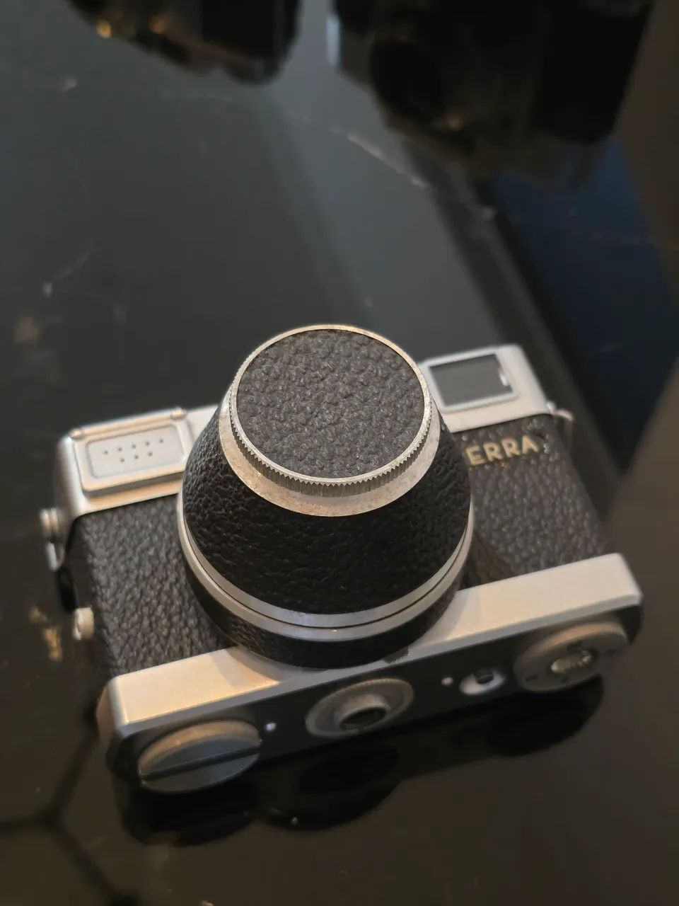 Câmera Carl Zeiss Jena Werra 35mm ícone Bauhaus minimalismo alemão