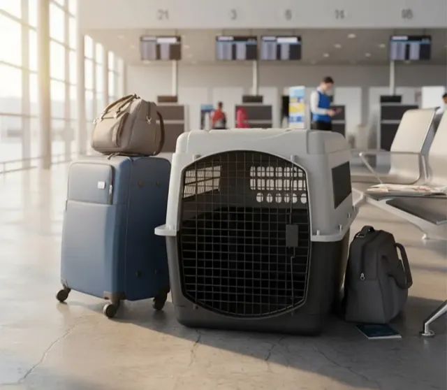 Caixa De Transporte Cães Kennel Até 56kg n°7