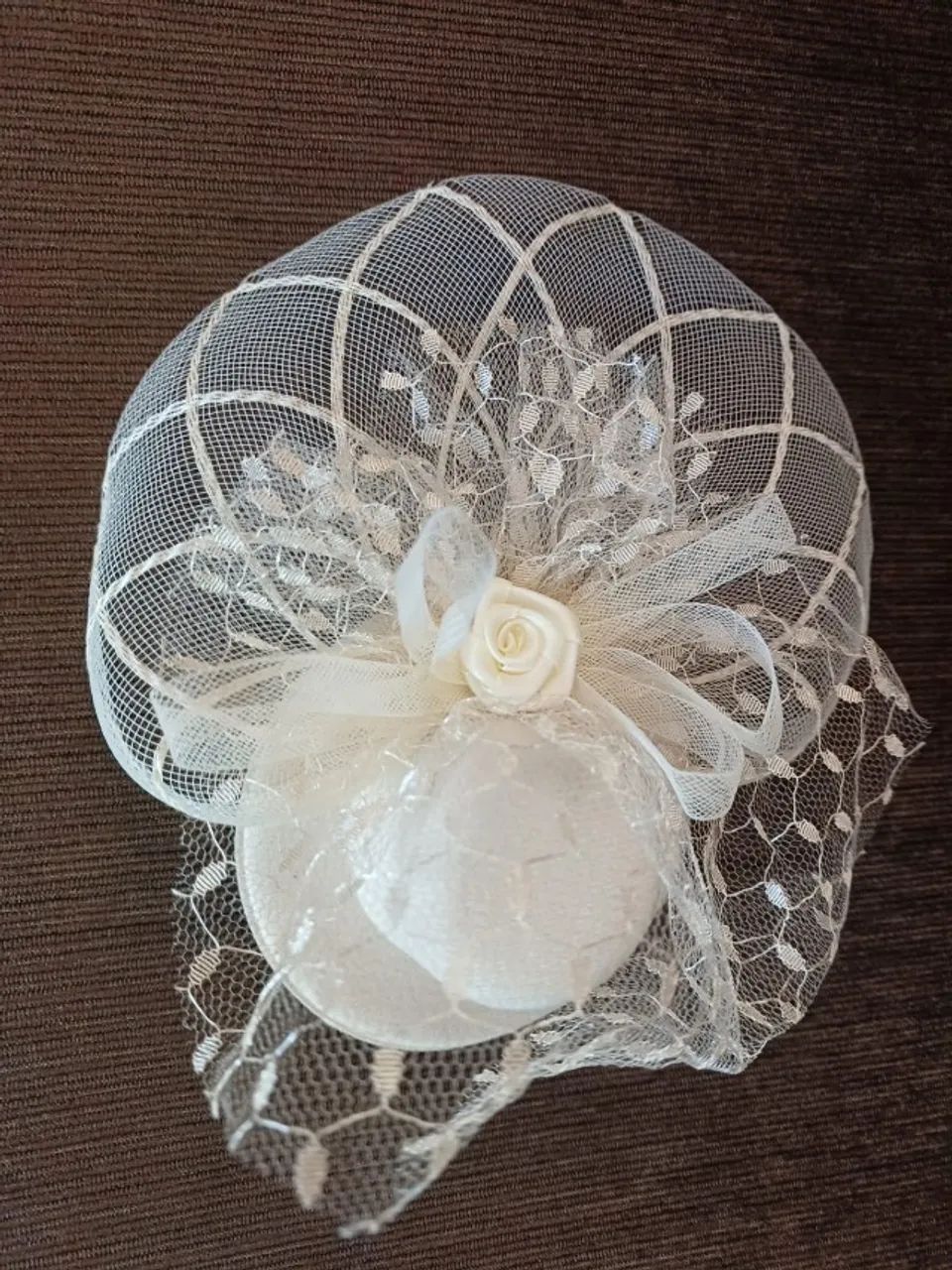 chapéu fascinator casquete daminha de honra - Foto 2