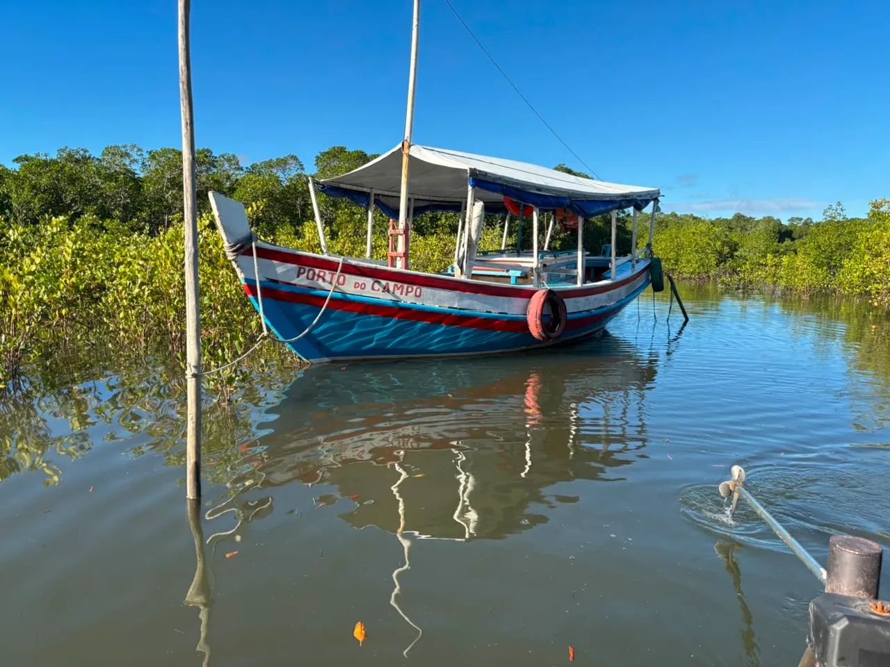Barco 8m com Motor B18 | Único Dono | Ótimo Estado - Foto 2