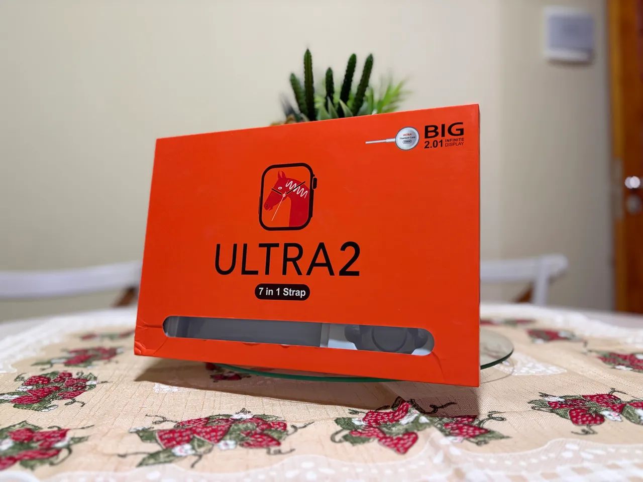 Smartwatch Ultra + Kit Completo 7 Pulseiras - Impecável - Foto 3