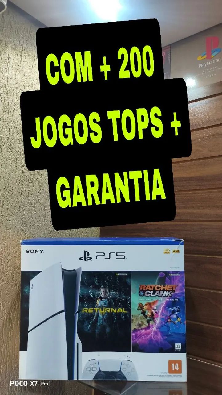 PS5 slim + jogos tops 
