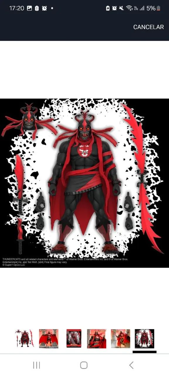 Super7 Thundercats ULTIMATES! - Mumm-Ra The Ever Living (Black/Red) Action Figure - Foto 2